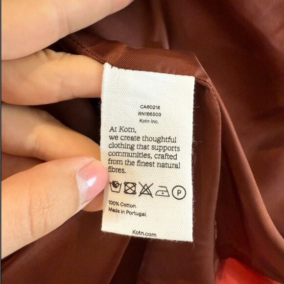 KOTN Orange Short Waisted Cropped Blazer - Picture 6 of 10